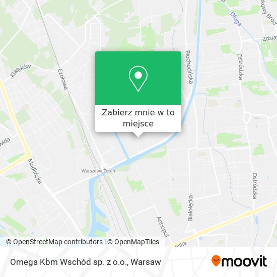 Mapa Omega Kbm Wschód sp. z o.o.