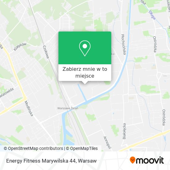 Mapa Energy Fitness Marywilska 44