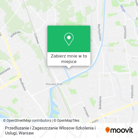 Mapa Przedluzanie i Zageszczanie Wlosow-Szkolenia i Uslugi