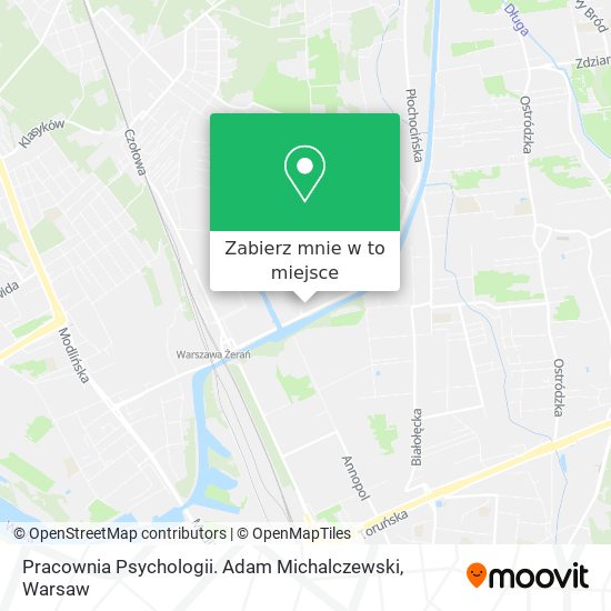 Mapa Pracownia Psychologii. Adam Michalczewski