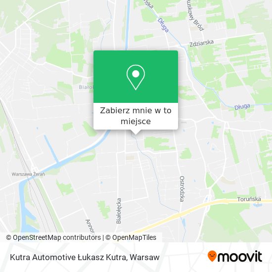 Mapa Kutra Automotive Łukasz Kutra