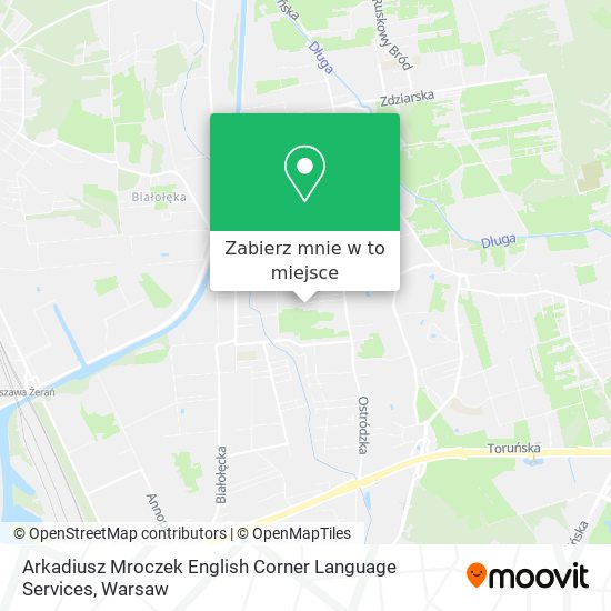 Mapa Arkadiusz Mroczek English Corner Language Services