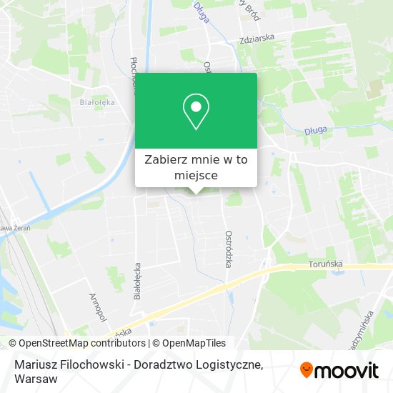 Mapa Mariusz Filochowski - Doradztwo Logistyczne