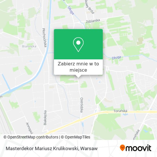 Mapa Masterdekor Mariusz Krulikowski