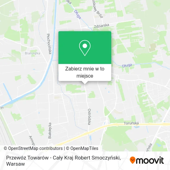 Mapa Przewóz Towarów - Cały Kraj Robert Smoczyński