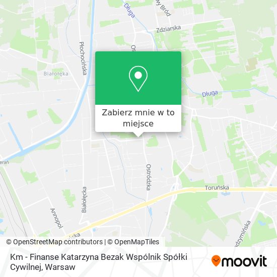 Mapa Km - Finanse Katarzyna Bezak Wspólnik Spółki Cywilnej