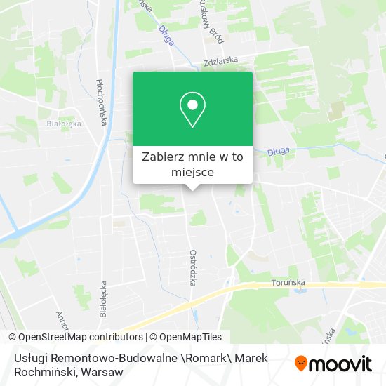 Mapa Usługi Remontowo-Budowalne \Romark\ Marek Rochmiński