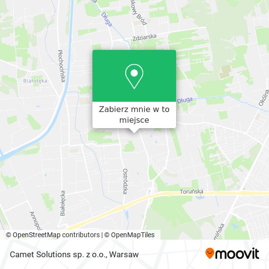 Mapa Camet Solutions sp. z o.o.