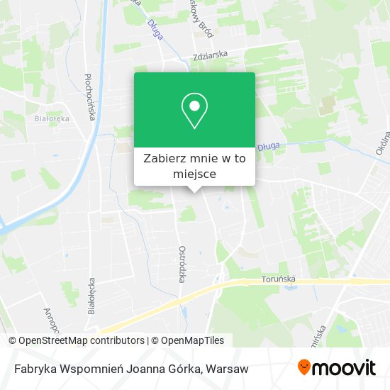 Mapa Fabryka Wspomnień Joanna Górka