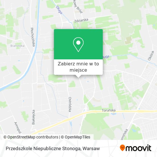 Mapa Przedszkole Niepubliczne Stonoga