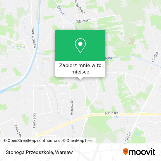 Mapa Stonoga Przedszkole