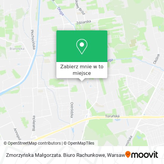 Mapa Zmorzyńska Małgorzata. Biuro Rachunkowe