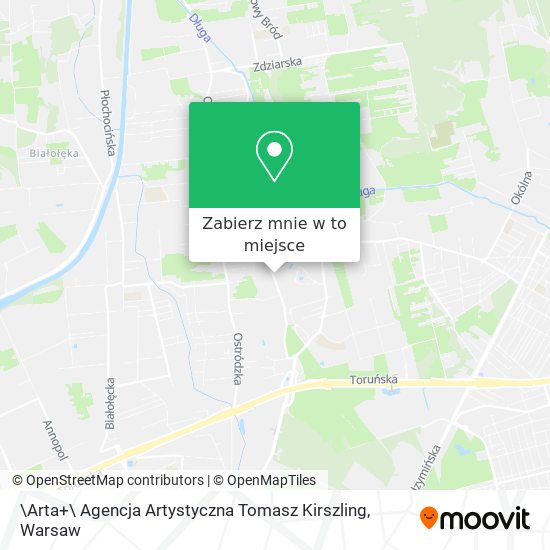 Mapa \Arta+\ Agencja Artystyczna Tomasz Kirszling