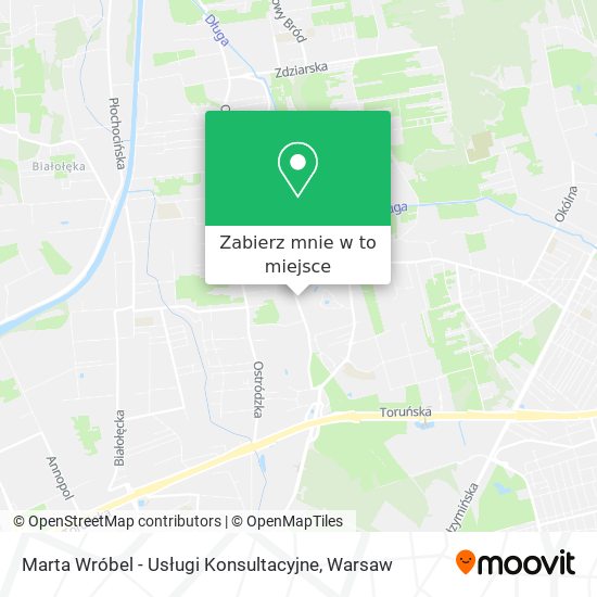 Mapa Marta Wróbel - Usługi Konsultacyjne