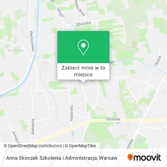 Mapa Anna Skoczek Szkolenia i Administracja