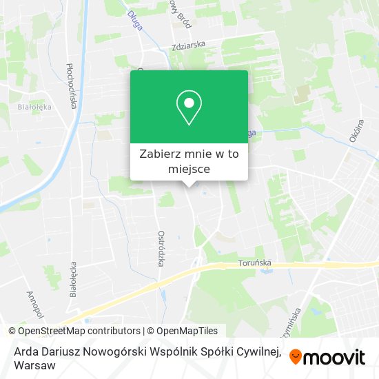 Mapa Arda Dariusz Nowogórski Wspólnik Spółki Cywilnej