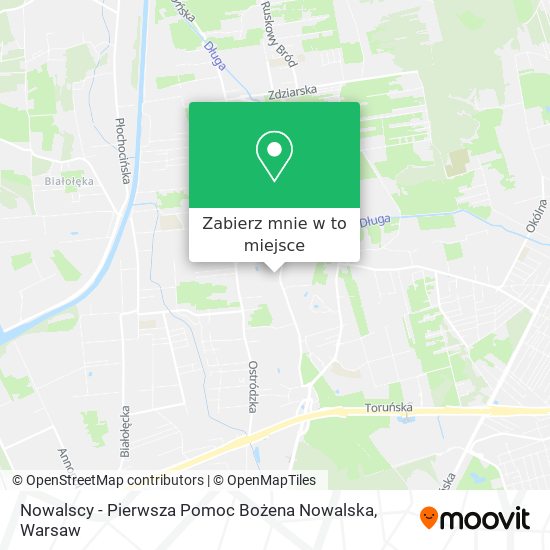 Mapa Nowalscy - Pierwsza Pomoc Bożena Nowalska