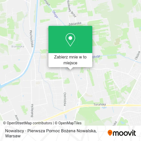 Mapa Nowalscy - Pierwsza Pomoc Bożena Nowalska