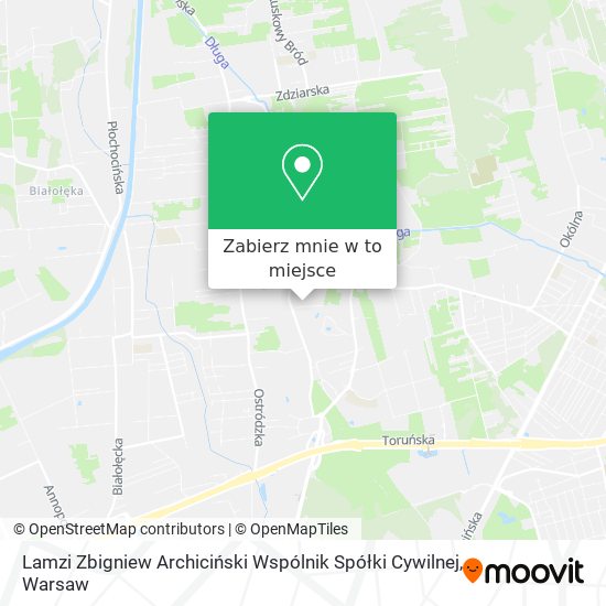 Mapa Lamzi Zbigniew Archiciński Wspólnik Spółki Cywilnej