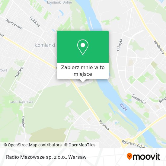 Mapa Radio Mazowsze sp. z o.o.