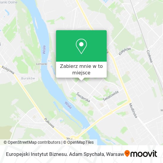 Mapa Europejski Instytut Biznesu. Adam Spychała