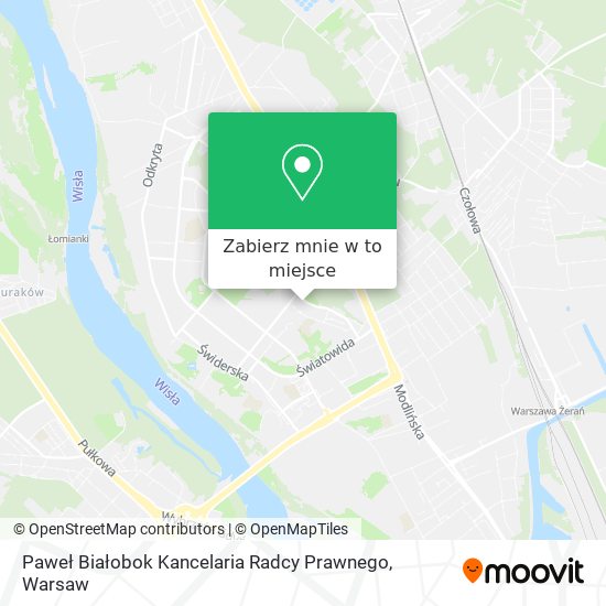 Mapa Paweł Białobok Kancelaria Radcy Prawnego