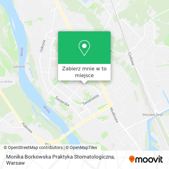 Mapa Monika Borkowska Praktyka Stomatologiczna