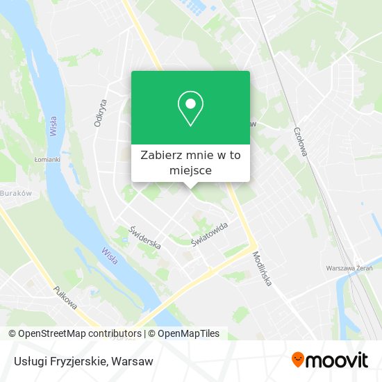 Mapa Usługi Fryzjerskie