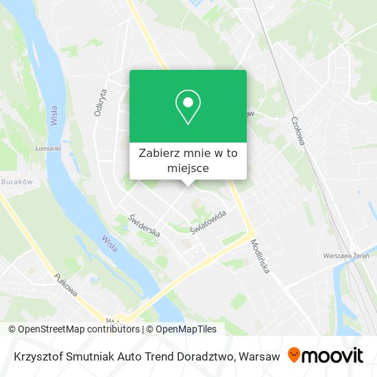 Mapa Krzysztof Smutniak Auto Trend Doradztwo