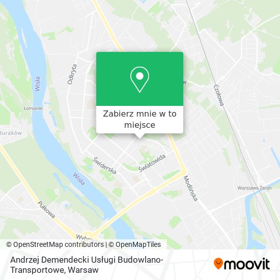 Mapa Andrzej Demendecki Usługi Budowlano-Transportowe