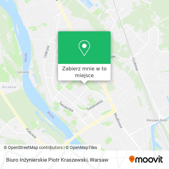 Mapa Biuro Inżynierskie Piotr Kraszewski