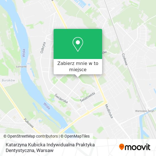 Mapa Katarzyna Kubicka Indywidualna Praktyka Dentystyczna