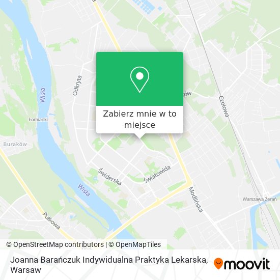 Mapa Joanna Barańczuk Indywidualna Praktyka Lekarska