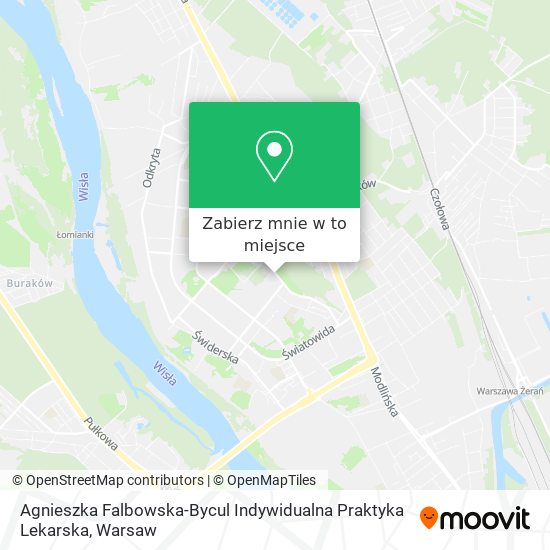 Mapa Agnieszka Falbowska-Bycul Indywidualna Praktyka Lekarska