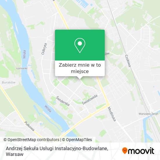 Mapa Andrzej Sekuła Usługi Instalacyjno-Budowlane