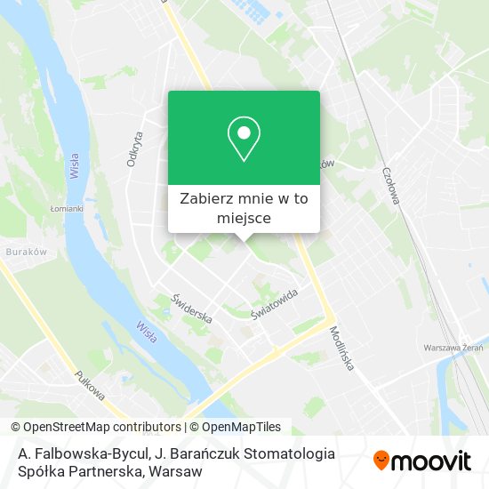 Mapa A. Falbowska-Bycul, J. Barańczuk Stomatologia Spółka Partnerska