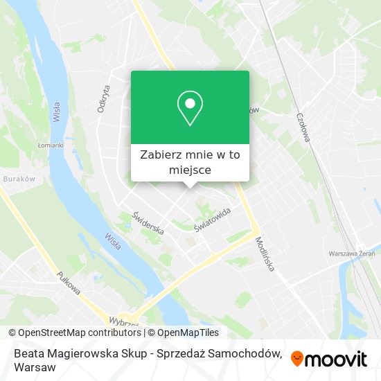 Mapa Beata Magierowska Skup - Sprzedaż Samochodów