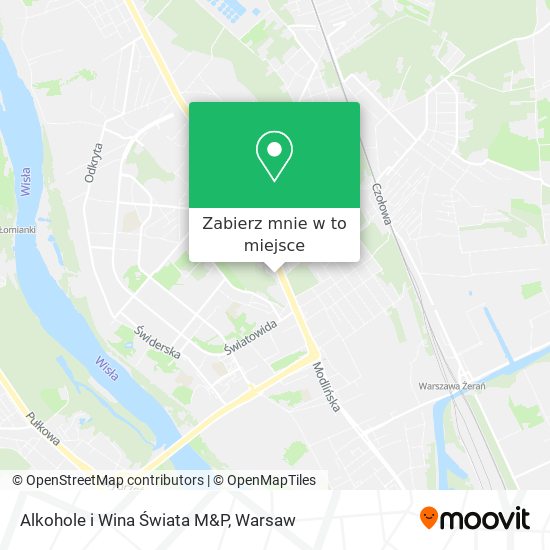 Mapa Alkohole i Wina Świata M&P