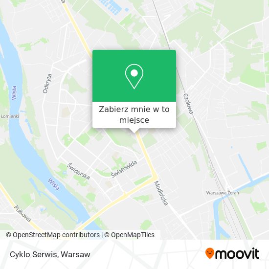 Mapa Cyklo Serwis