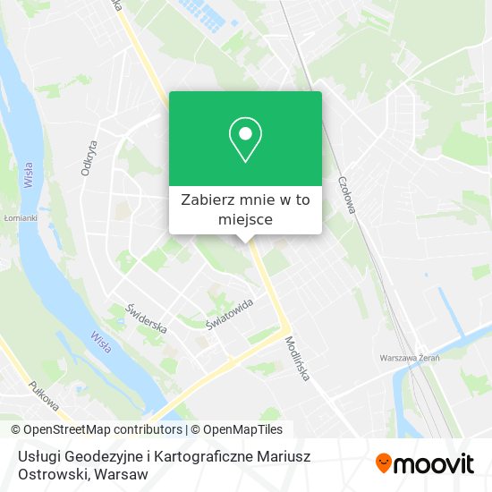 Mapa Usługi Geodezyjne i Kartograficzne Mariusz Ostrowski