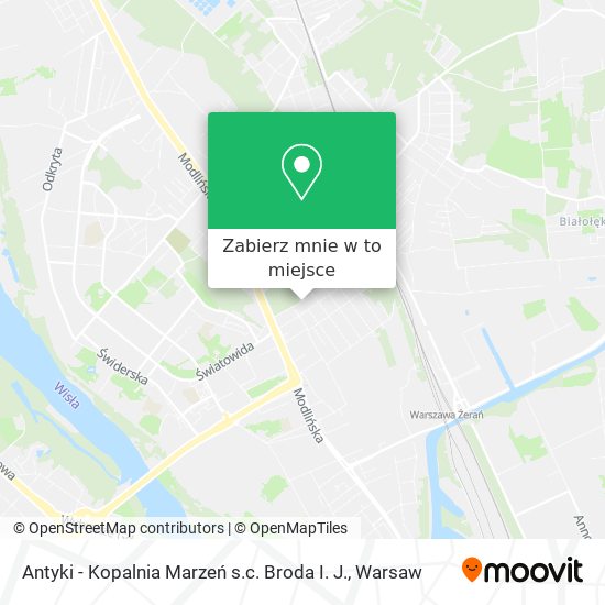 Mapa Antyki - Kopalnia Marzeń s.c. Broda I. J.