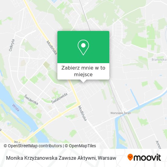 Mapa Monika Krzyżanowska Zawsze Aktywni