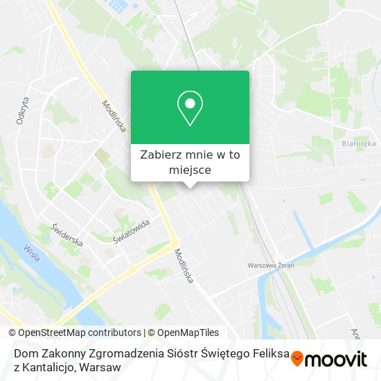 Mapa Dom Zakonny Zgromadzenia Sióstr Świętego Feliksa z Kantalicjo