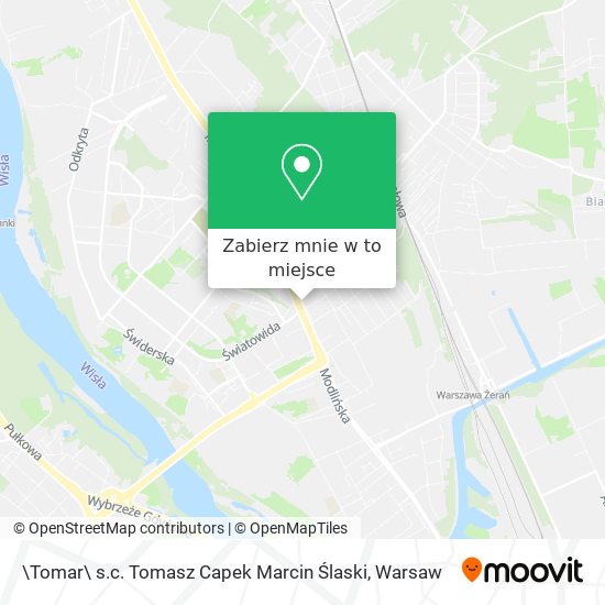 Mapa \Tomar\ s.c. Tomasz Capek Marcin Ślaski