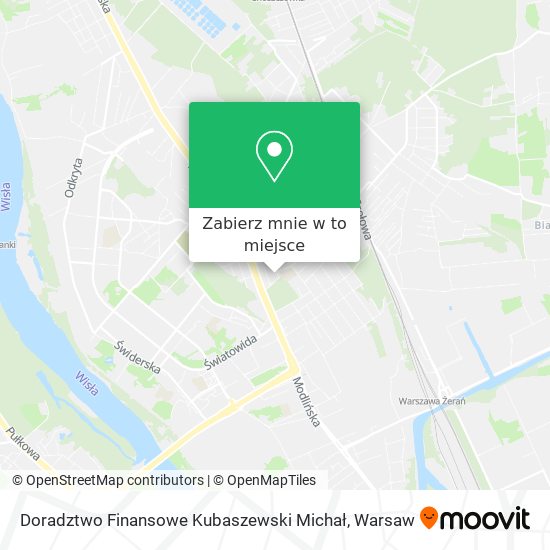 Mapa Doradztwo Finansowe Kubaszewski Michał