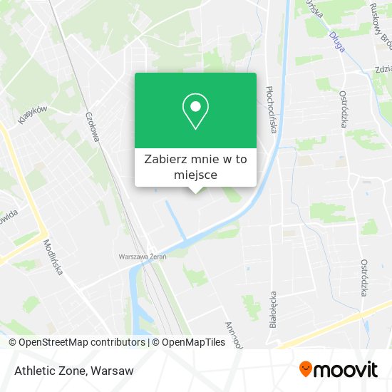 Mapa Athletic Zone