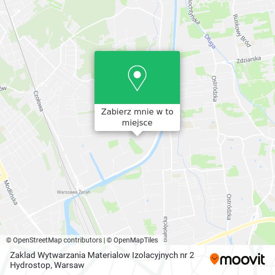 Mapa Zaklad Wytwarzania Materialow Izolacyjnych nr 2 Hydrostop