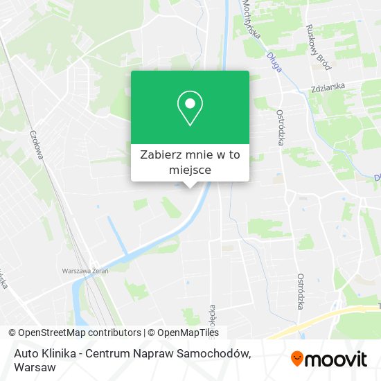 Mapa Auto Klinika - Centrum Napraw Samochodów