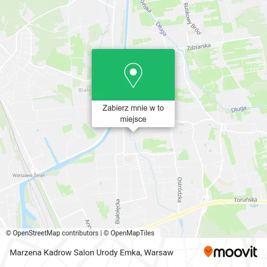 Mapa Marzena Kadrow Salon Urody Emka