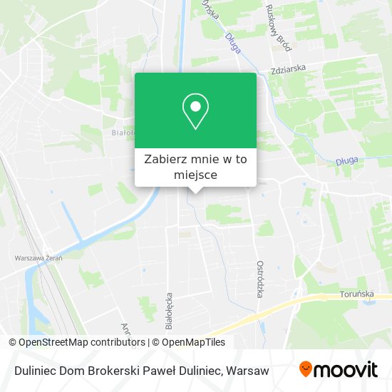 Mapa Duliniec Dom Brokerski Paweł Duliniec